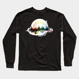 City Bursting Color Long Sleeve T-Shirt